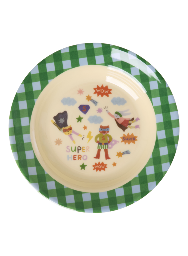 rice - Kinderschaaltje - Groen hero print