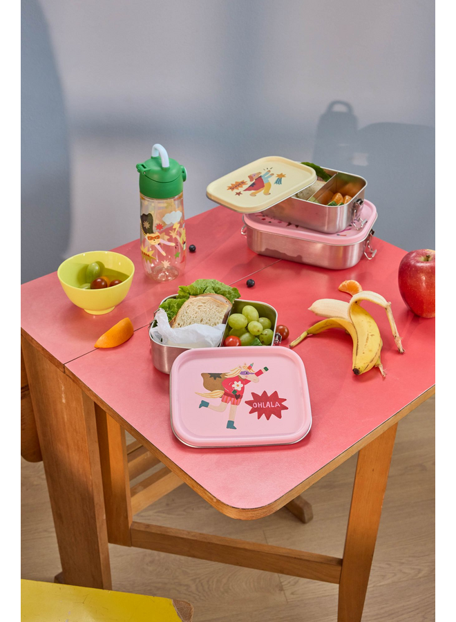 rice - Tritan fles - Groen hero print