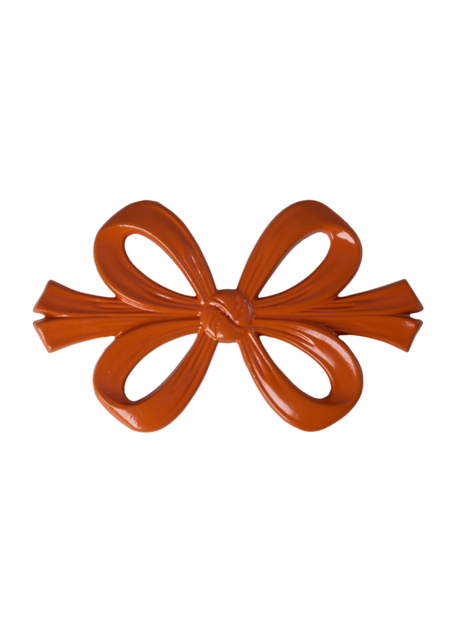 Strik aluminium onderzetter - Gebrand rood