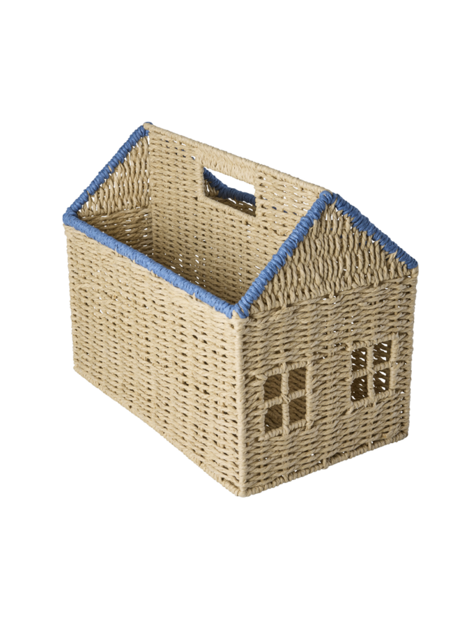 rice - Huis boekenopslag - Blauw