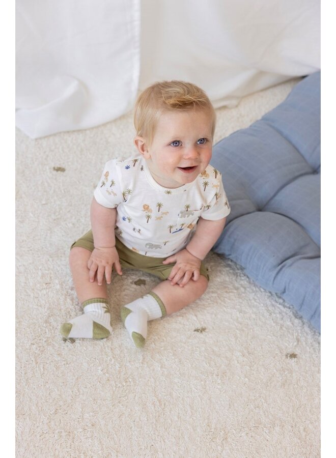 Feetje - T-shirt AOP - Safari Savage - Offwhite