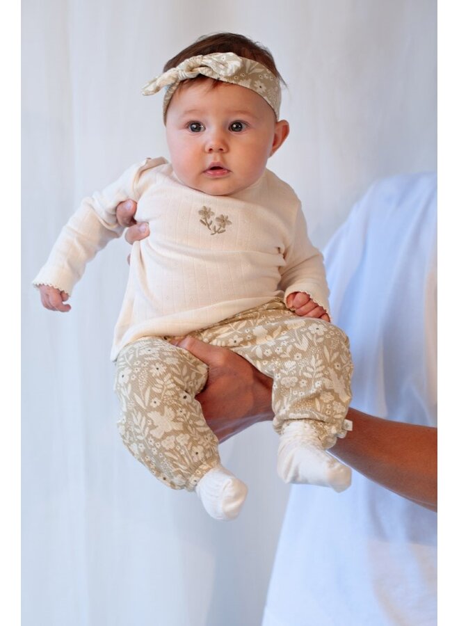 Feetje - Longsleeve pointelle rib - Let Your Dreams Blossom - Offwhite