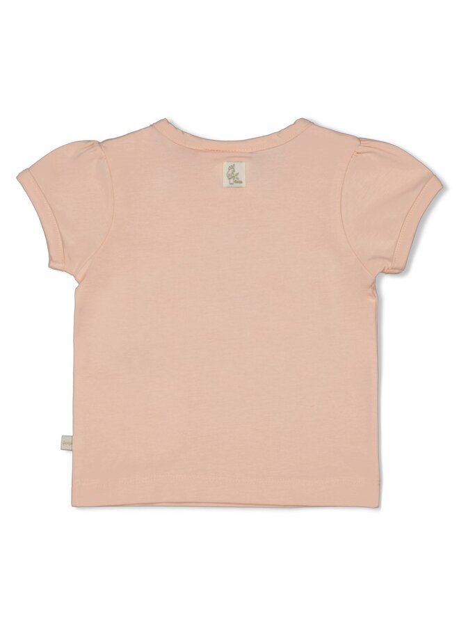 Feetje - T-shirt - Let Your Dreams Blossom - Perzik