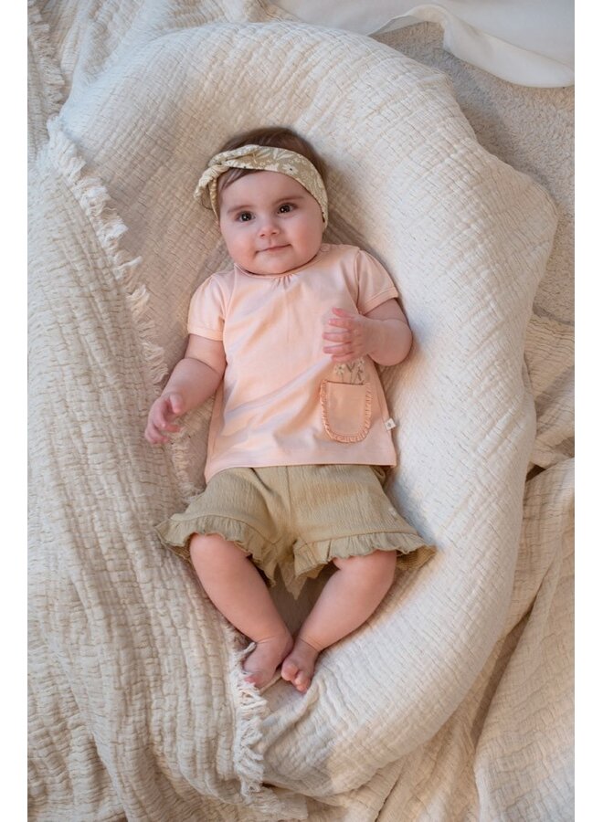 Feetje - T-shirt - Let Your Dreams Blossom - Perzik