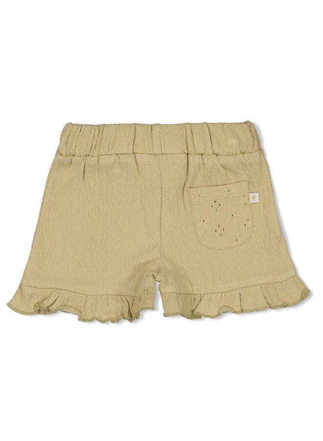 Feetje - Short crinkle ruches AOP - Let Your Dreams Blossom - Groen