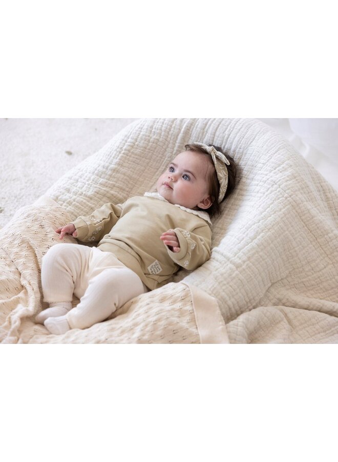 Feetje - Legging pointelle rib - Let Your Dreams Blossom - Offwhite