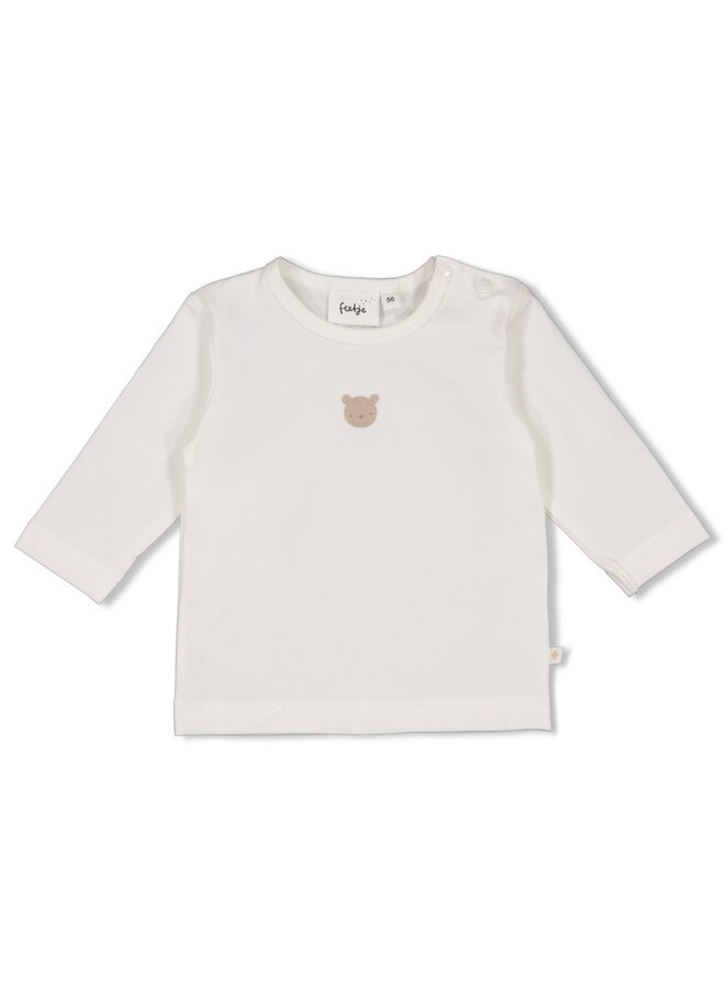 Longsleeve embroidery beer - The Knits - Offwhite