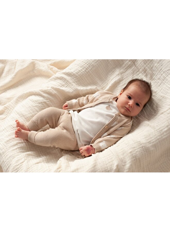 Feetje - Longsleeve embroidery beer - The Knits - Offwhite