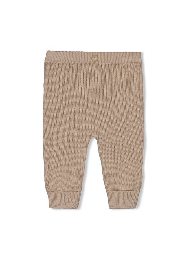 Feetje - Broek gebreid - The Knits - Zand melange