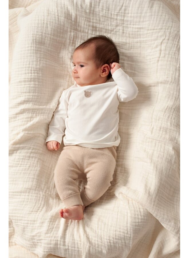 Feetje - Broek gebreid - The Knits - Zand melange