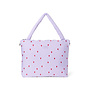Studio Noos - Puffy diaper bag - Purple hearts