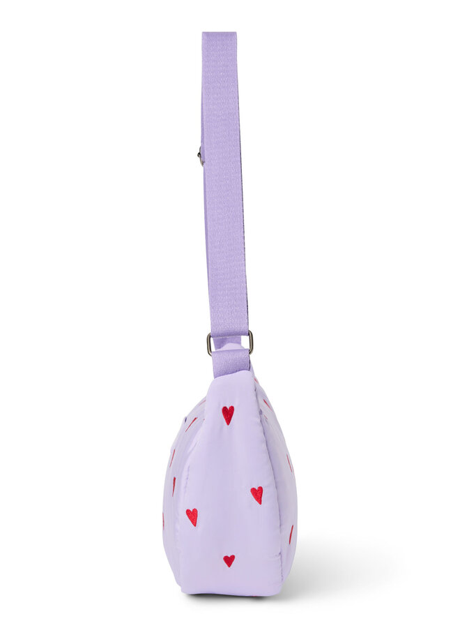 Studio Noos - Puffy adult fanny pack - Purple hearts