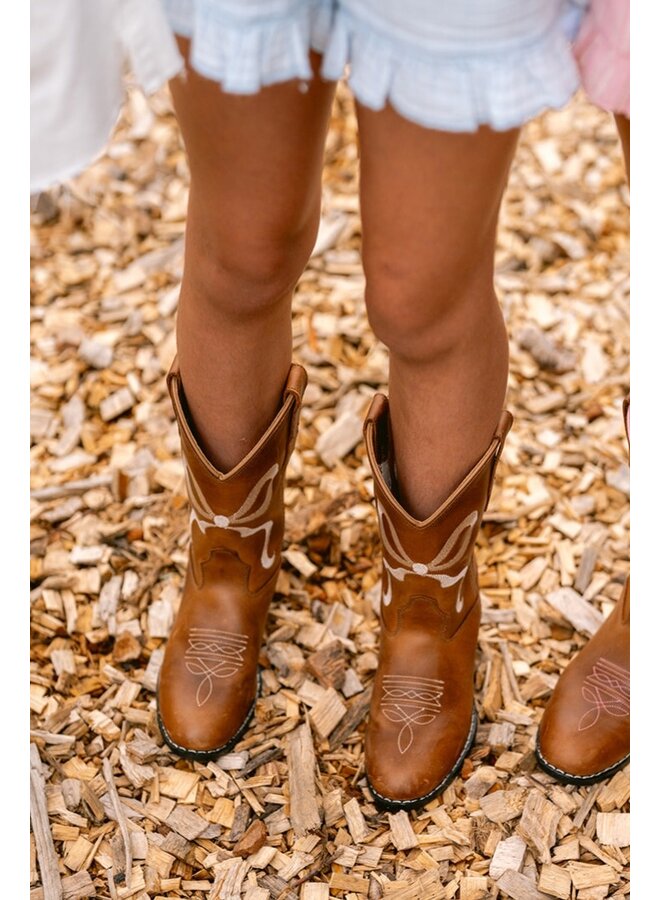 Bootstock - Bow off-white - Brown