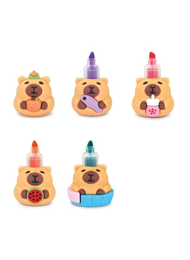 Moses - 82195 - Capibara stapel markeerstift 5 delig