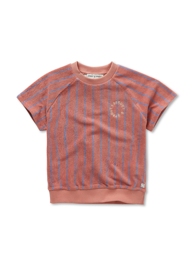 Sweatshirt raglan shortsleeve - Rose dawn