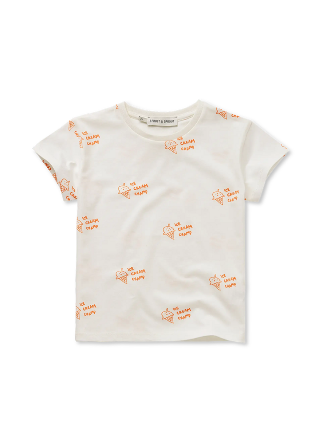 T-shirt ice cream print off-white - Off-white