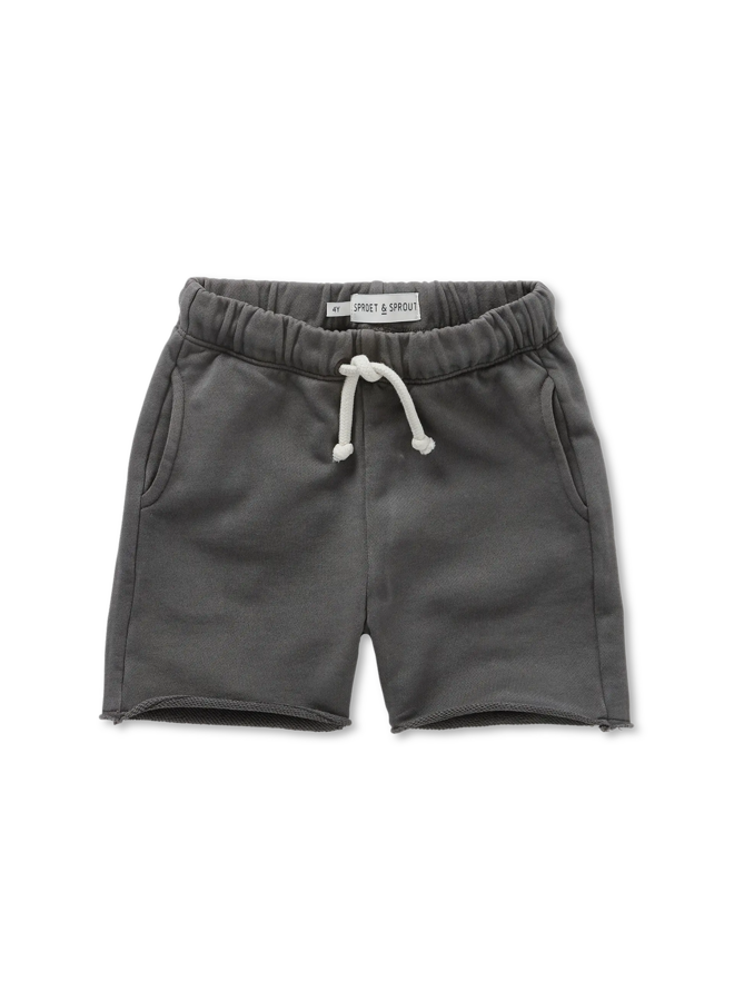 Sweat shorts washed black - Washed black