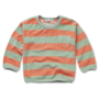 Sproet & Sprout - Terry sweatshirt stripes - Silt green