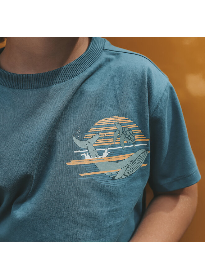 Your Wishes - Whale relaxed tee - Dragonfly