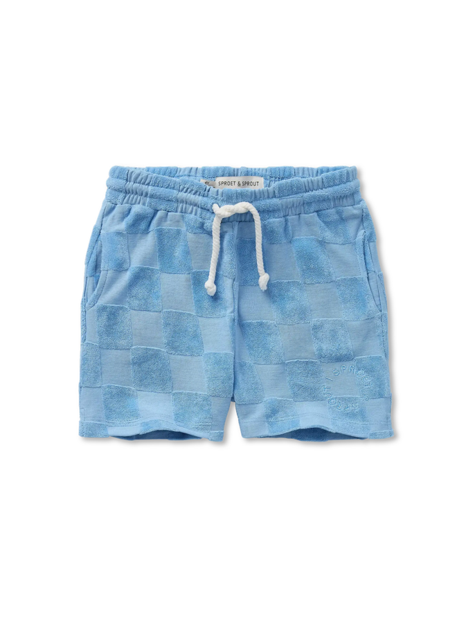 Shorts terry block - Forever blue