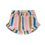 Sproet & Sprout - Ruffle short multi colour stripe - Sesame