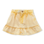 Sproet & Sprout - Denim peplum skirt - Pastel yellow
