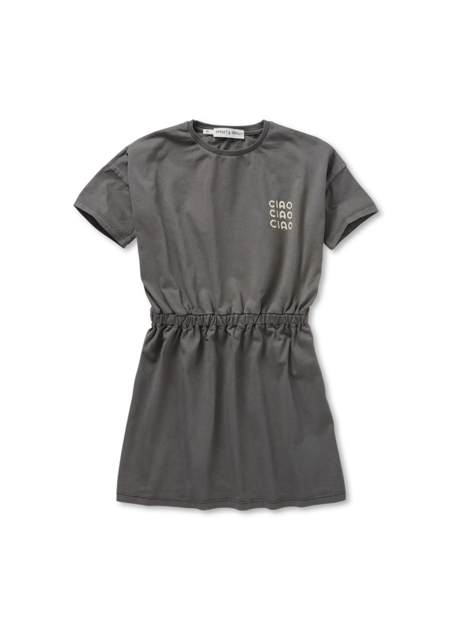 Skater dress ciao - Washed black