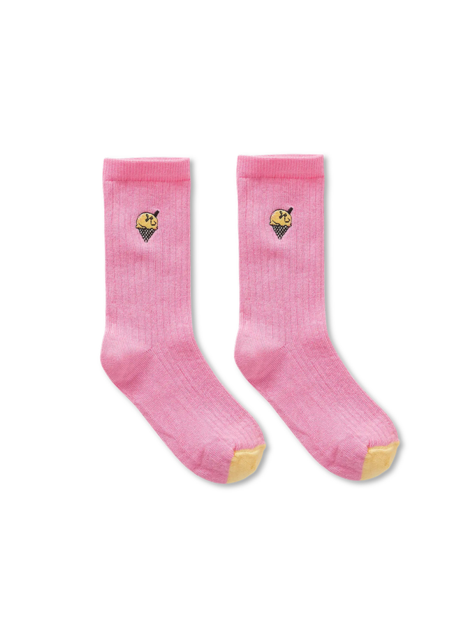Socks ice cream pink - Podium pink