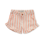 Sproet & Sprout - Ruffle short small stripe - Off-white