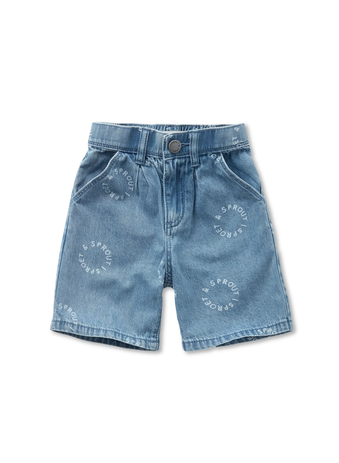 Denim bermuda - Denim blue
