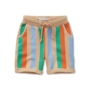 Sproet & Sprout - Sweat shorts multi colour stripes - Sand