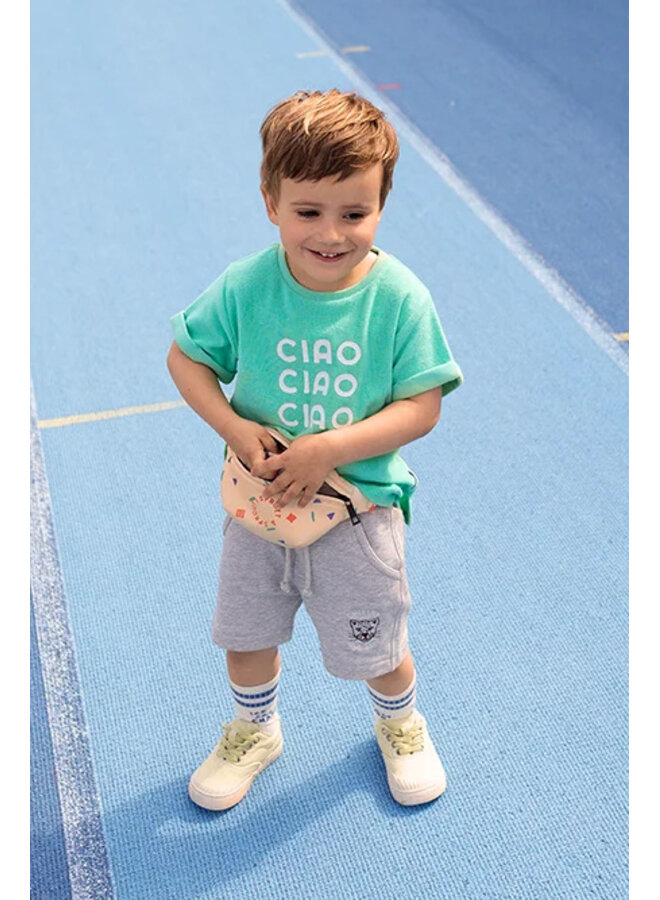 Sproet & Sprout - Terry t-shirt ciao - Jade green