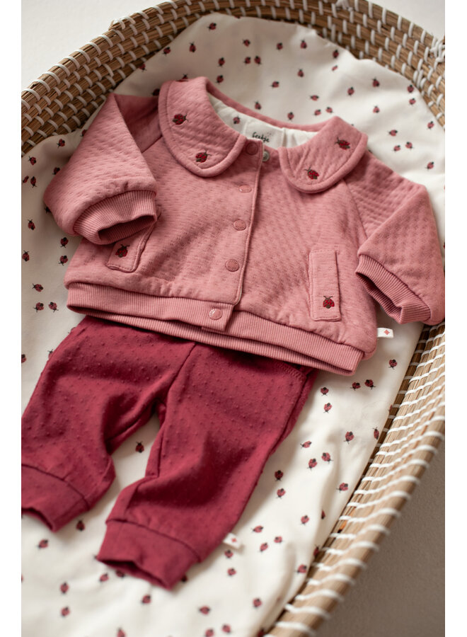 Feetje - Broek - Ladybug - Berry