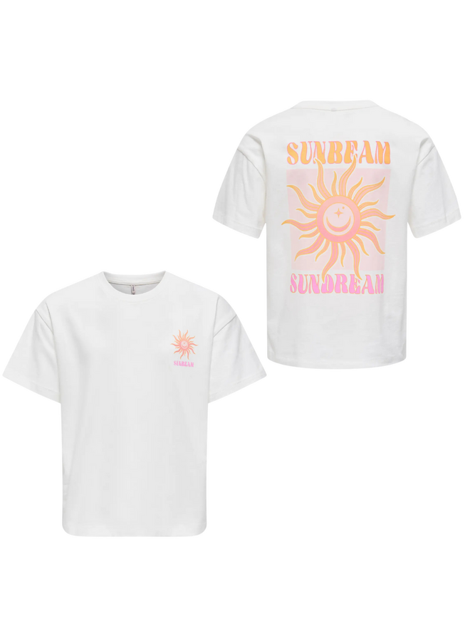 Ruth soleil top - Cloud dancer/Sunbeam