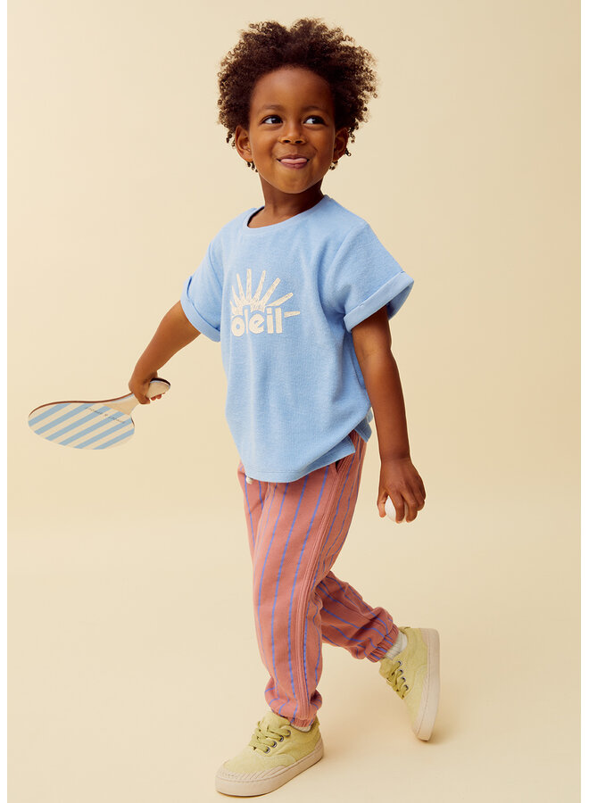 Sproet & Sprout - Terry t-shirt soleil - Forever blue