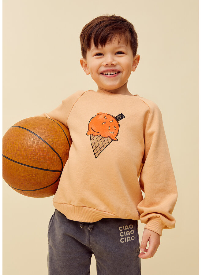 Sproet & Sprout - Raglan sweatshirt ice cream - Sand