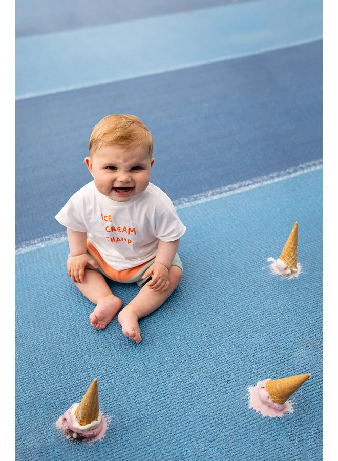 Sproet & Sprout - Baby t-shirt ice cream off-white - Off-white