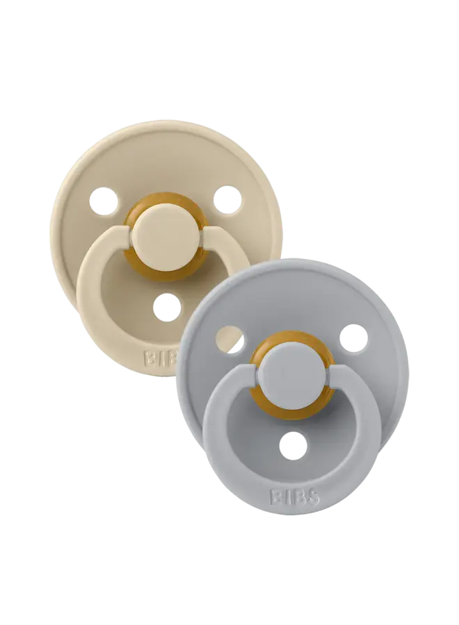 Bibs - Colour fopspenen duopack - Vanilla/Cloud