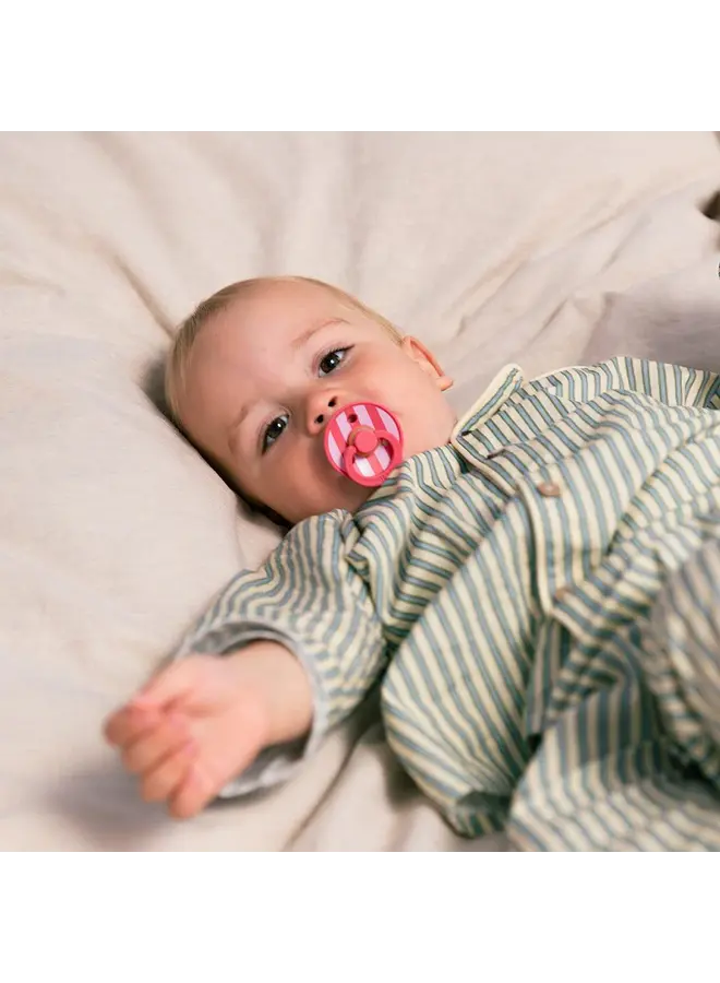 Bibs - Colour fopspenen duopack block - Baby Pink Coral mix