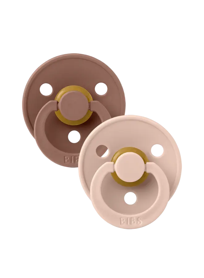 Colour fopspenen duopack - Woodchuck/Blush