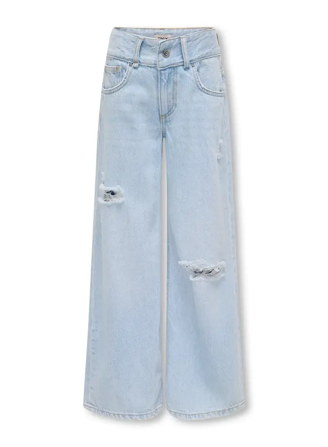 Mott wide denim - Light blue denim