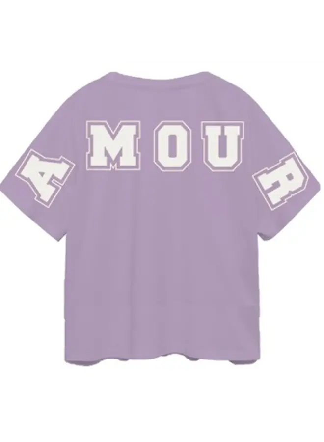 Kids Only - Amoura print top - Orchid bloom/Cloud dancer