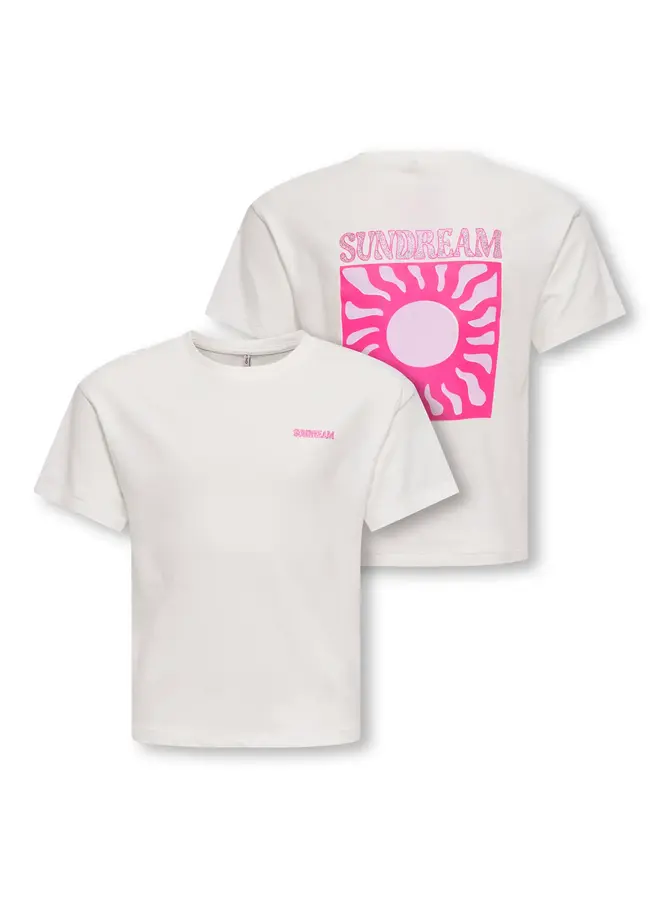 Kids Only - Ruth sun top - Cloud dancer/Sundream