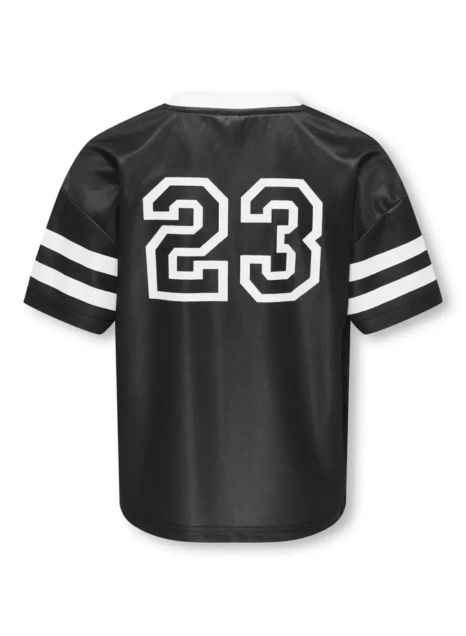 Kids Only - Lulu v-neck sporty top soho - Black/White