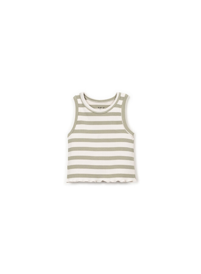Play Up - Kids - Striped rib top - Texture