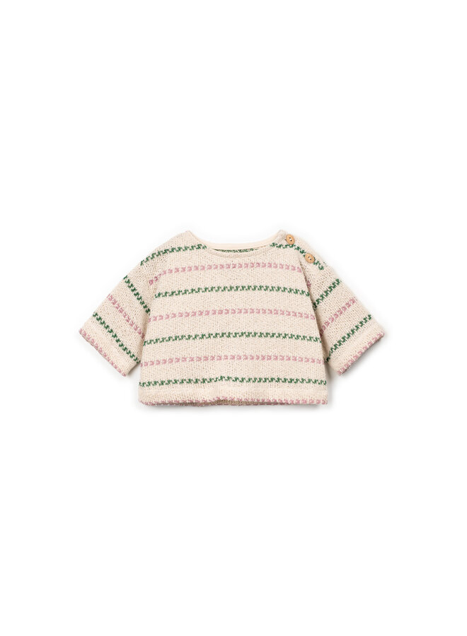 Play Up - Mini - Striped jersey sweater - Sculpture