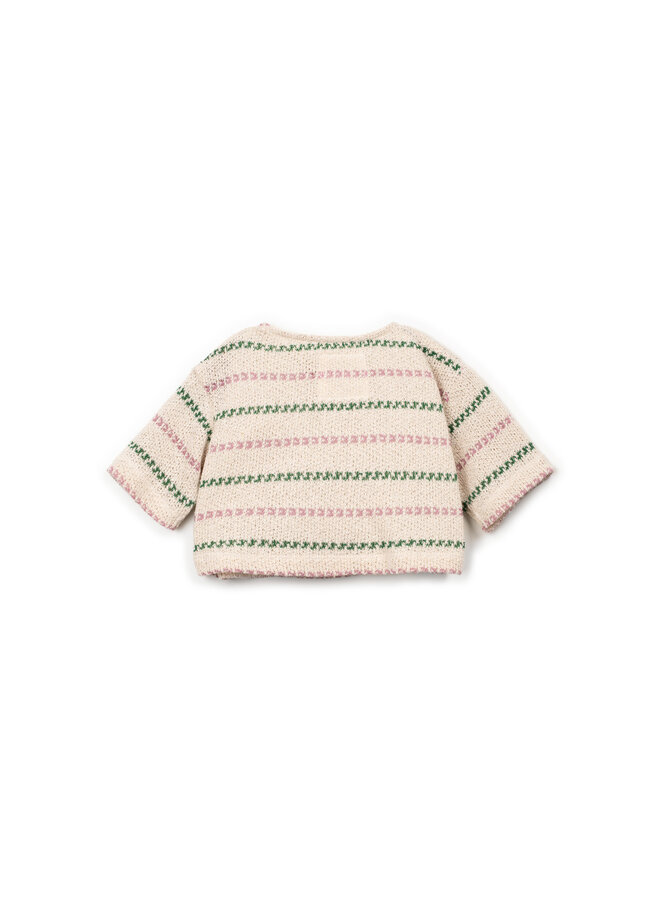 Play Up - Mini - Striped jersey sweater - Sculpture