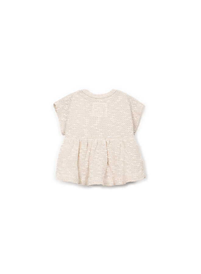 Play Up - Mini - Embellished piqué tunic - Bio resin