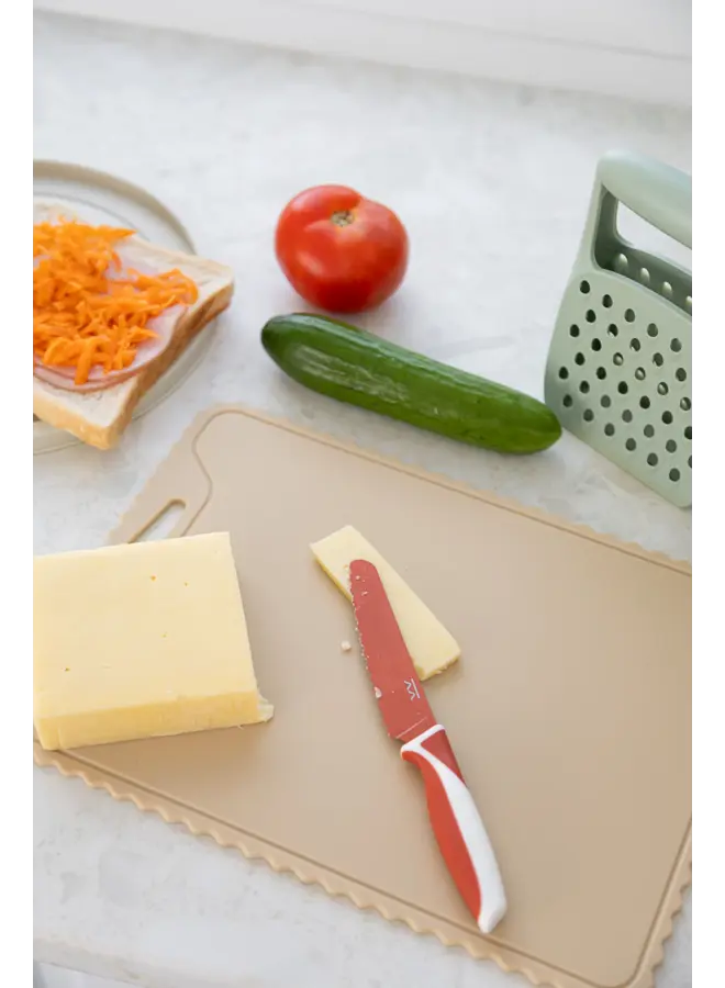 Kiddikutter - Siliconen snijmat - Cream