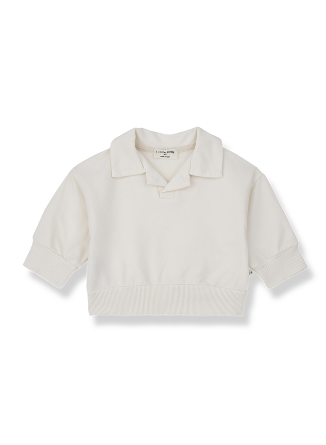 Ampolla polo sweater - Off-white